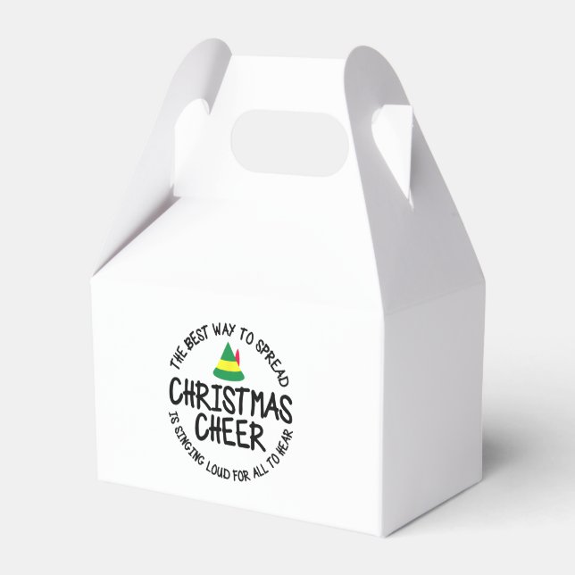 Buddy Elf Christmas Cheer 2022   Favour Box (Front Side)