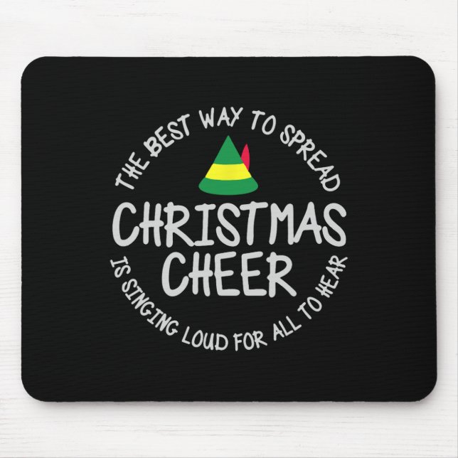 Buddy Elf Christmas Cheer 2024  Mouse Mat (Front)