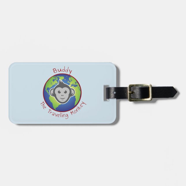 Buddy Logo Luggage Tag (Front Horizontal)