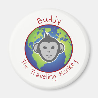 Buddy Logo Magnet, Round Magnet