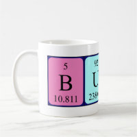 Buddy periodic table name mug