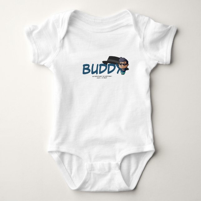 Buddy T-Shirt Baby Bodysuit (Front)