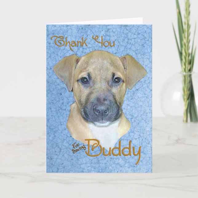 Buddy Thank you Card (Front)
