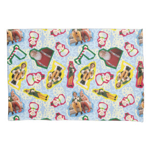 Buddy the Elf and Santa North Pole Pattern Pillowcase