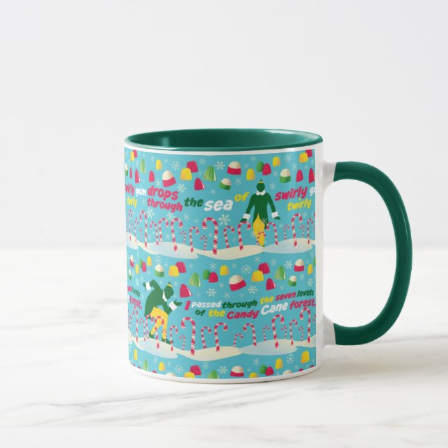 Buddy the Elf Candy Pattern Mug (Right)