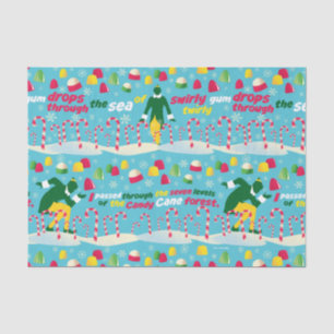 Buddy the Elf Candy Pattern Tissue Paper