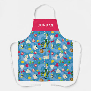 Buddy the Elf Cartoon Pattern Apron