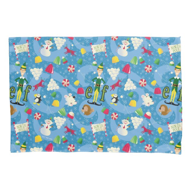 Buddy the Elf Cartoon Pattern Pillowcase (Front)