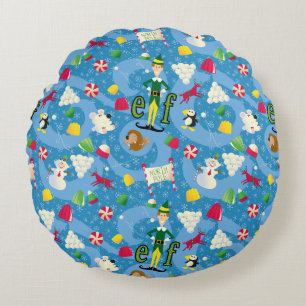 Buddy the Elf Cartoon Pattern Round Cushion
