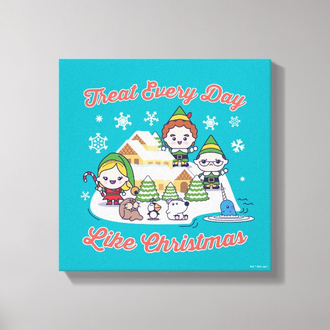 Buddy the Elf Chibi Graphic Canvas Print (Front)