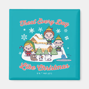Buddy the Elf Chibi Graphic Magnet