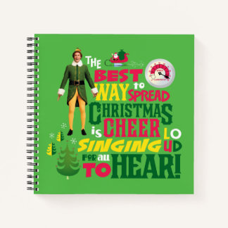 Buddy the Elf | Christmas Cheer Graphic Quote Notebook