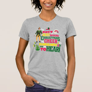 Buddy the Elf Christmas Cheer Graphic Quote T-Shirt