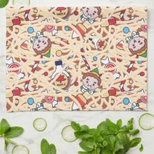 Buddy the Elf Christmas Cheer Pattern Tea Towel