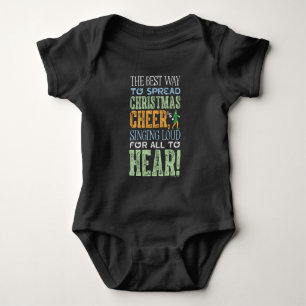 Buddy the Elf Christmas Cheer Quote Baby Bodysuit
