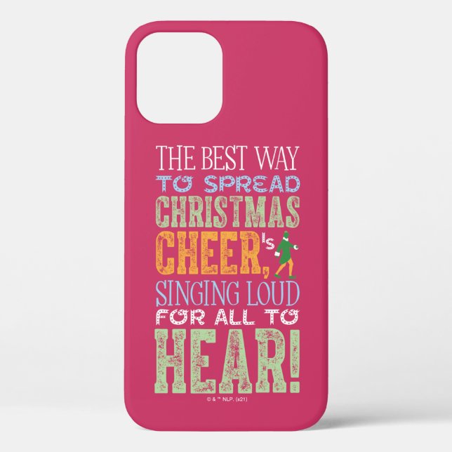 Buddy the Elf | Christmas Cheer Quote Case-Mate iPhone Case (Back)