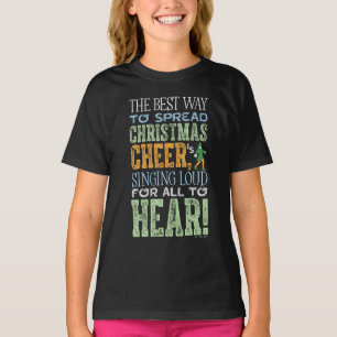 Buddy the Elf   Christmas Cheer Quote T-Shirt