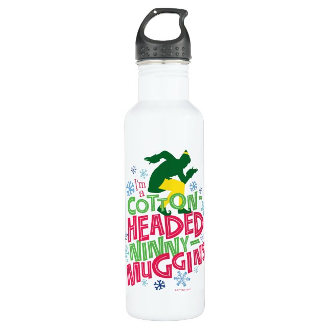 Buddy the Elf | Cotton Headed Ninny-Muggins 710 Ml Water Bottle (Front)