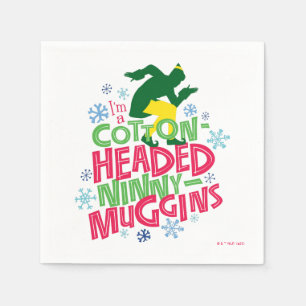 Buddy the Elf   Cotton Headed Ninny-Muggins Napkin