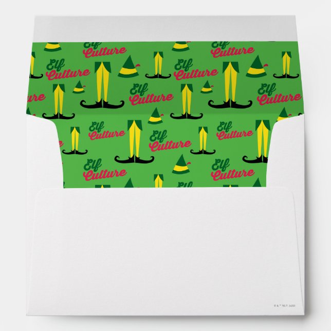 Buddy the Elf | Elf Culture Pattern Envelope (Back (Bottom))