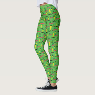 Buddy the Elf   Elf Culture Pattern Leggings