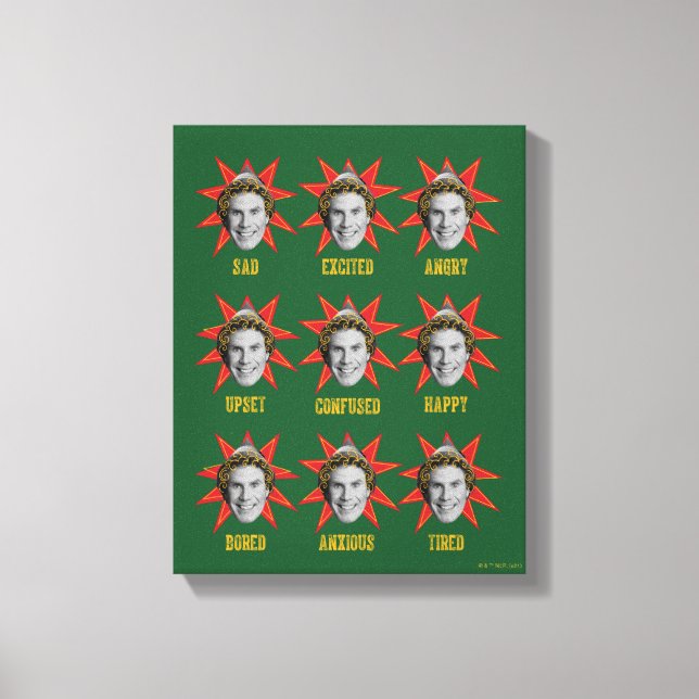 Buddy the Elf | Emotions Canvas Print (Front)
