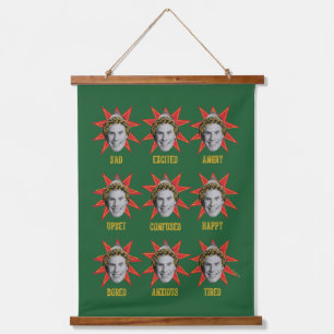 Buddy the Elf   Emotions Hanging Tapestry