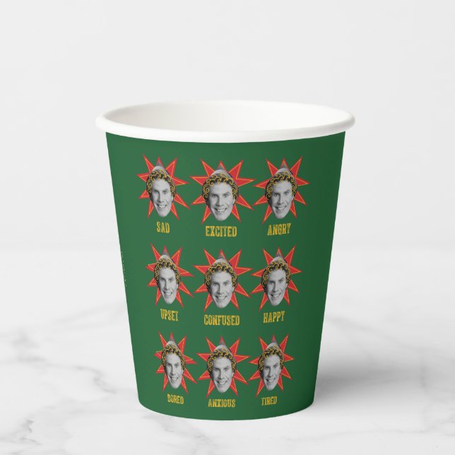 Buddy the Elf | Emotions Paper Cups (Front)