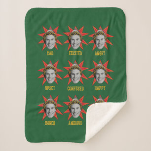Buddy the Elf   Emotions Sherpa Blanket