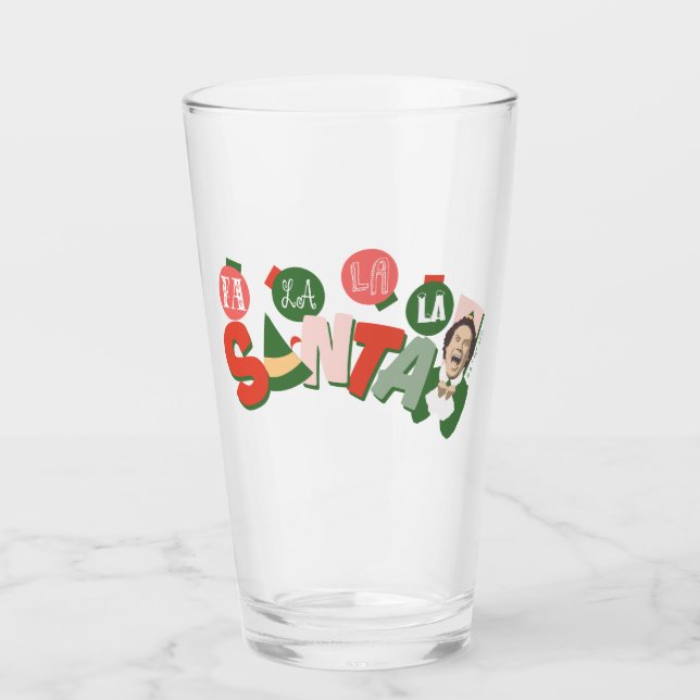 Buddy the Elf | Fa La La La Santa Glass (Front)