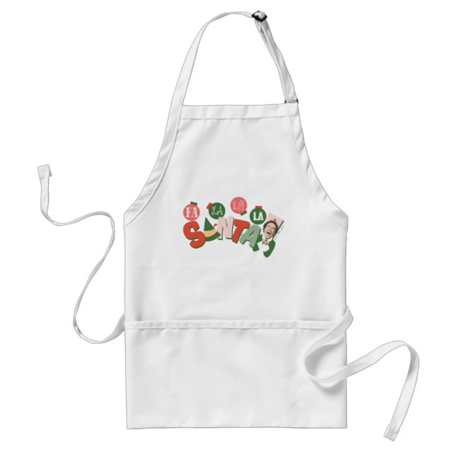 Buddy the Elf | Fa La La La Santa Standard Apron (Front)