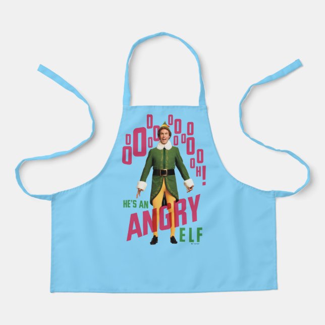 Buddy the Elf | He's an Angry Elf Apron (Front)