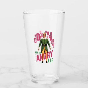 Buddy the Elf   He's an Angry Elf Glass