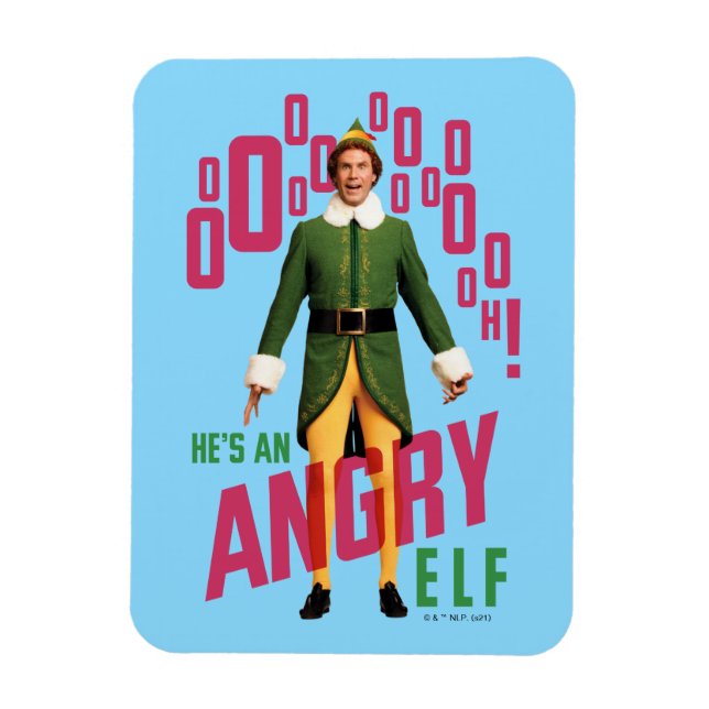 Buddy the Elf | He's an Angry Elf Magnet (Vertical)