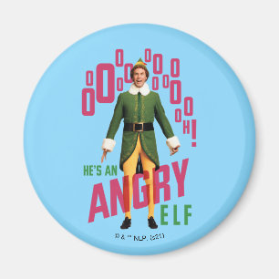 Buddy the Elf   He's an Angry Elf Magnet