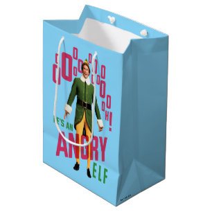 Buddy the Elf   He's an Angry Elf Medium Gift Bag
