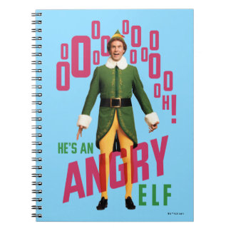 Buddy the Elf | He's an Angry Elf Notebook