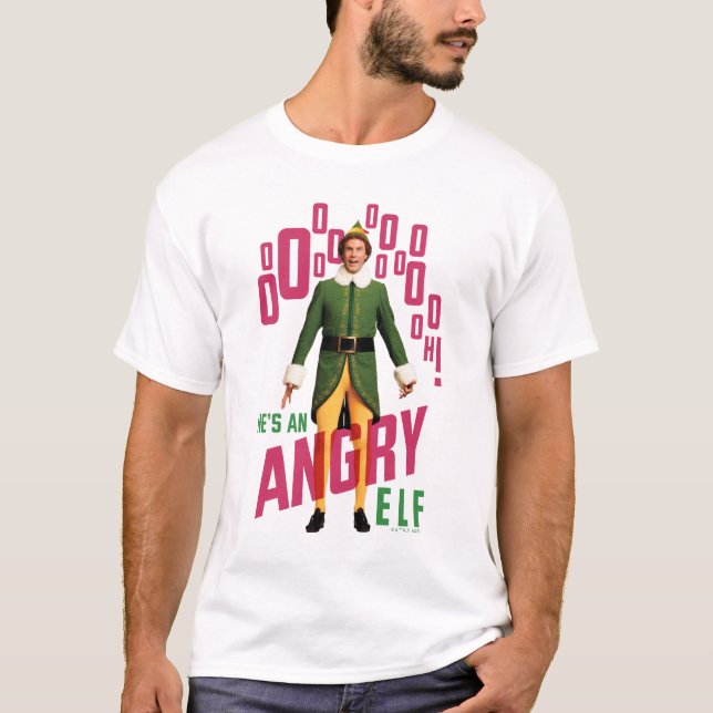 Buddy the Elf | He's an Angry Elf T-Shirt (Front)