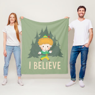 Buddy the Elf I Believe Fleece Blanket