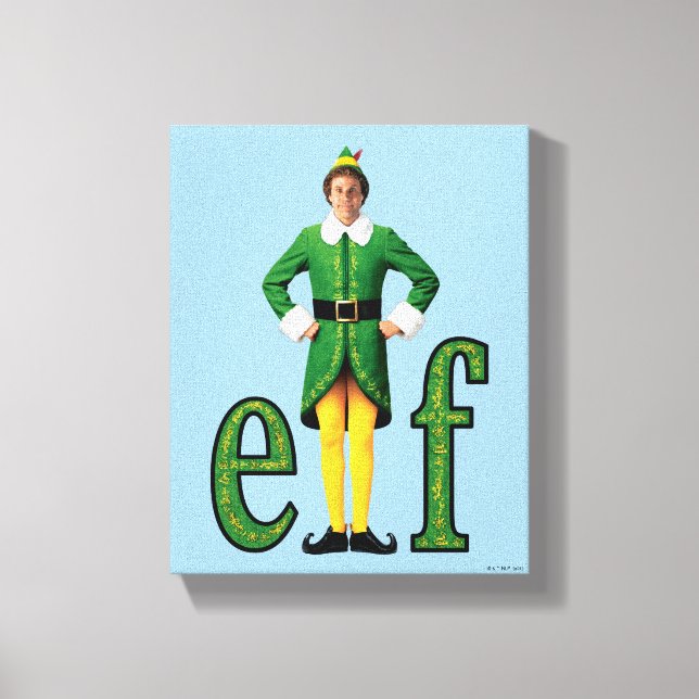 Buddy the Elf Movie Logo Canvas Print (Front)