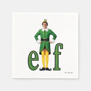 Buddy the Elf Movie Logo Napkin
