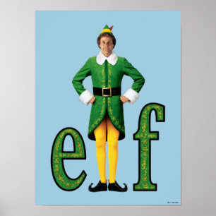 Buddy the Elf Movie Logo Poster