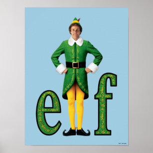 Buddy the Elf Movie Logo Poster