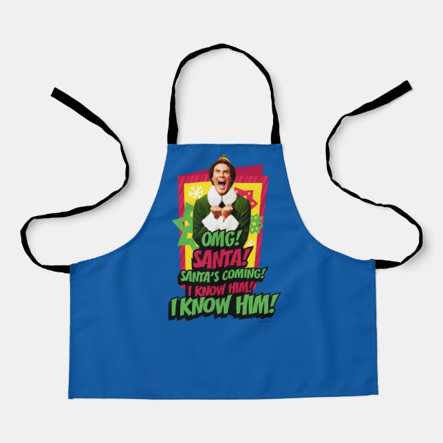 Buddy the Elf | OMG! Santa! Apron (Front)