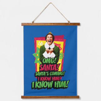 Buddy the Elf | OMG! Santa! Hanging Tapestry