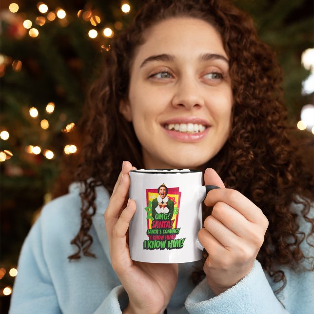 Buddy the Elf | OMG! Santa! Mug (Person holding mug)