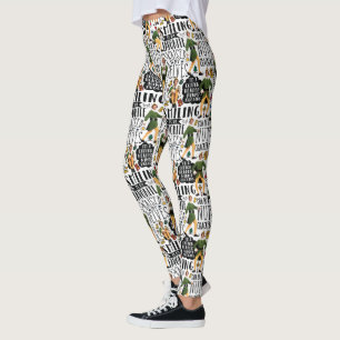 Buddy the Elf Quote Pattern Leggings