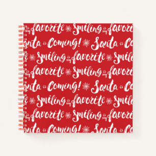 Buddy the Elf   Smiling is my Favorite Pattern Notebook