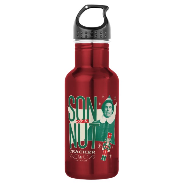Buddy the Elf Son of a Nutcracker 532 Ml Water Bottle (Front)