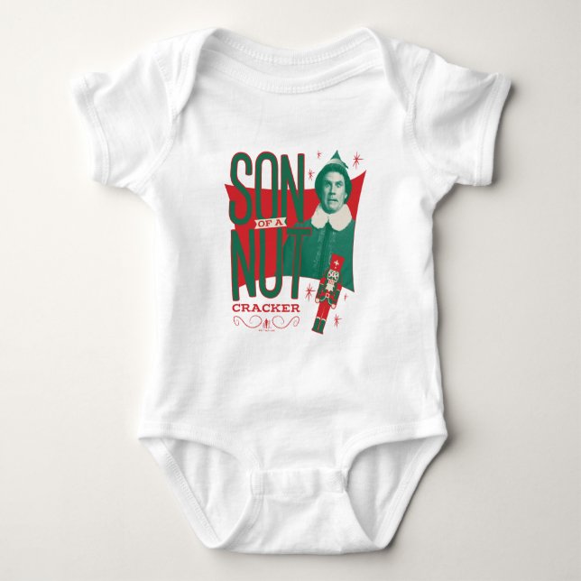 Buddy the Elf Son of a Nutcracker Baby Bodysuit (Front)